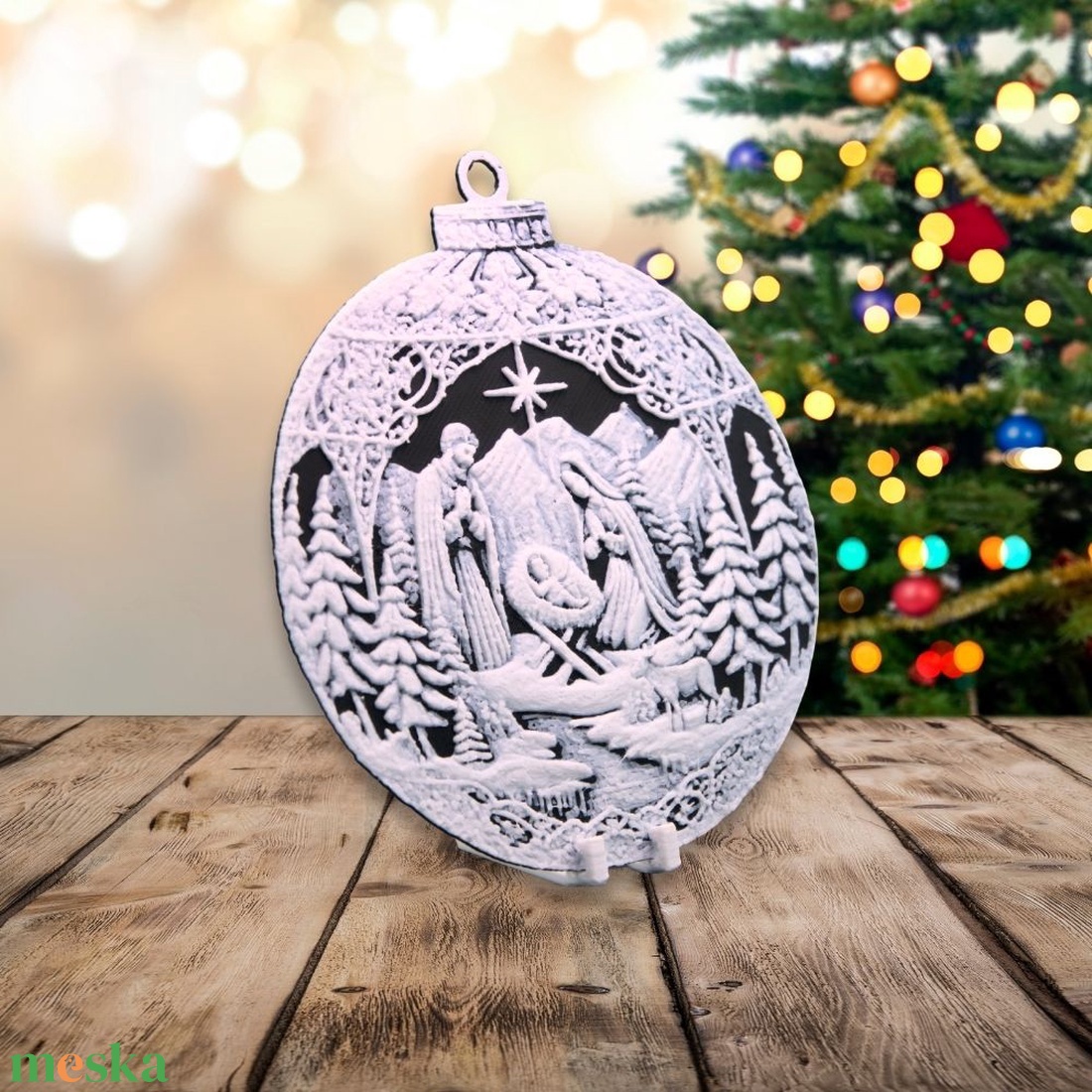 A Csillag Fénye  Hueforge karácsonyfadísz - karácsony - karácsonyi lakásdekoráció - karácsonyfadíszek - Meska.hu