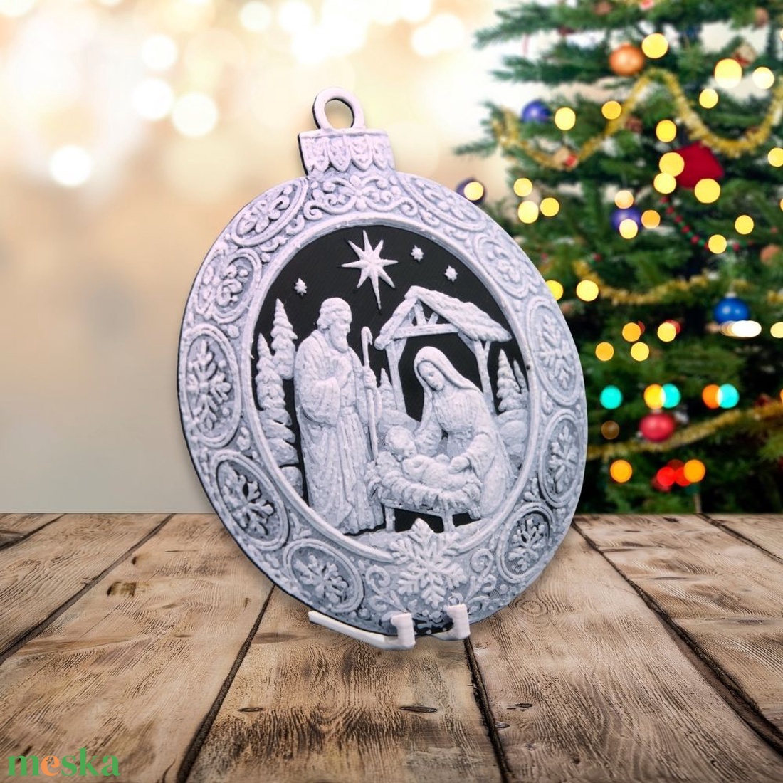 A Kezdet Fénye  Hueforge karácsonyfadísz - karácsony - karácsonyi lakásdekoráció - karácsonyfadíszek - Meska.hu