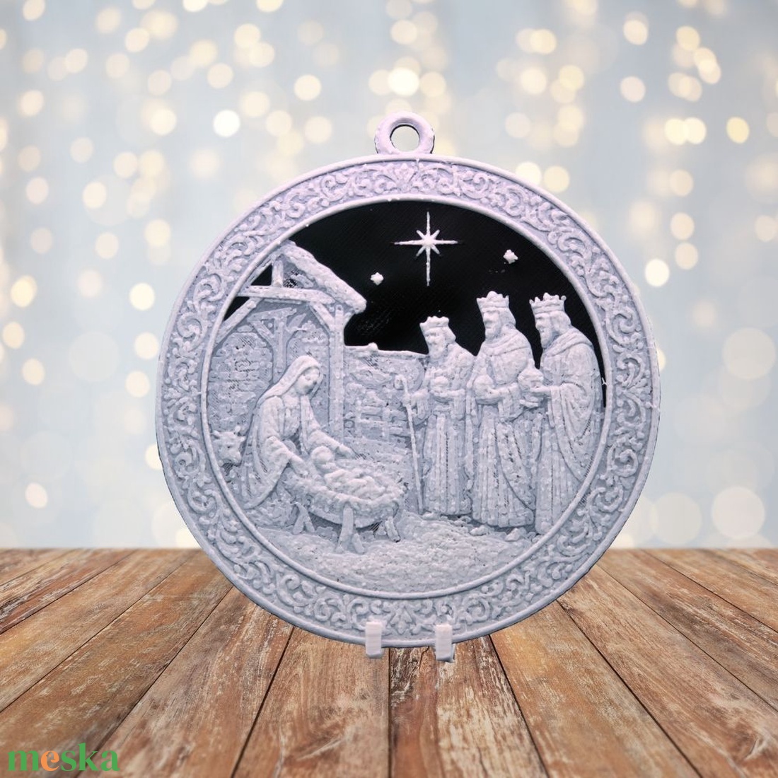A Három Király Ajándéka  Hueforge karácsonyfadísz - karácsony - karácsonyi lakásdekoráció - karácsonyfadíszek - Meska.hu