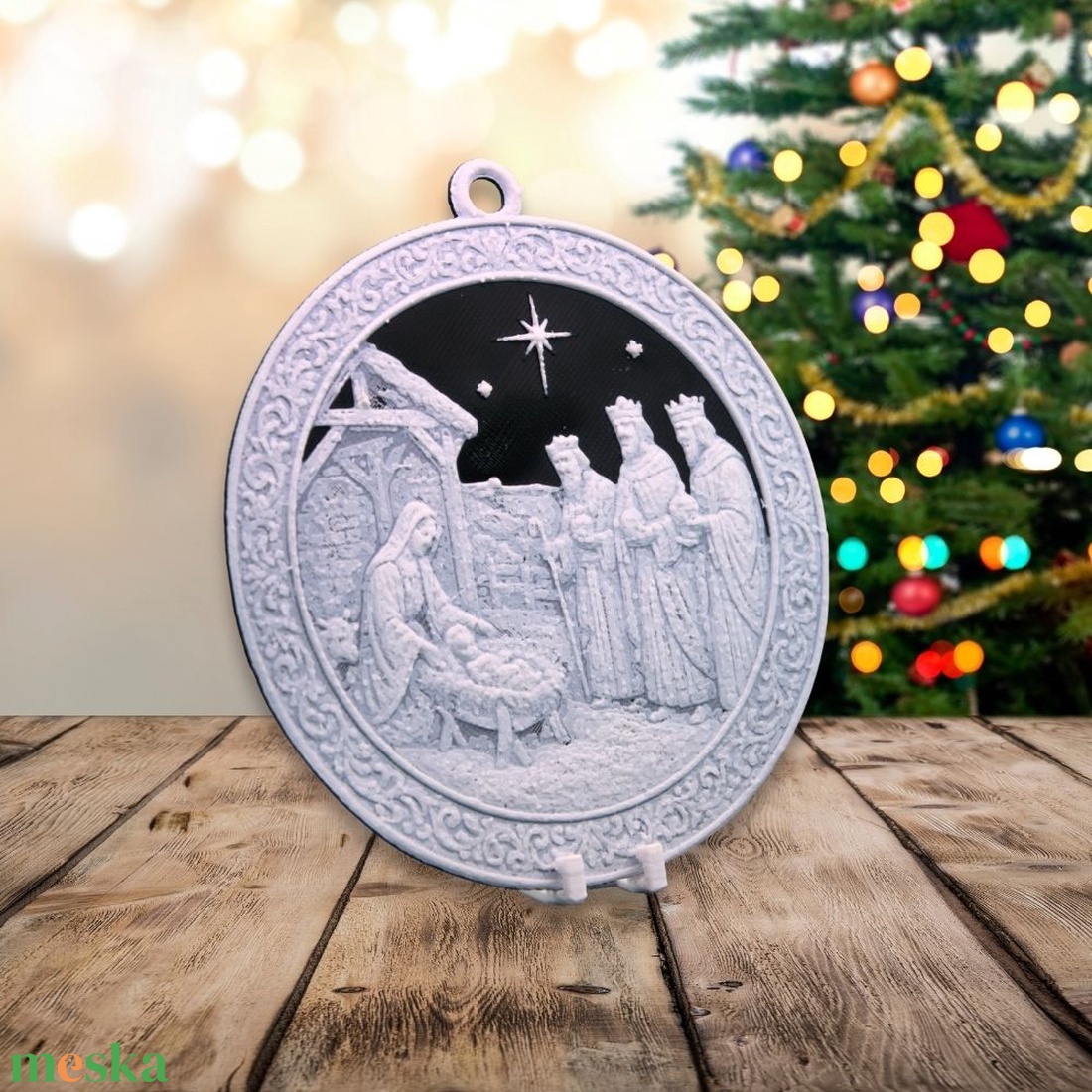 A Három Király Ajándéka  Hueforge karácsonyfadísz - karácsony - karácsonyi lakásdekoráció - karácsonyfadíszek - Meska.hu