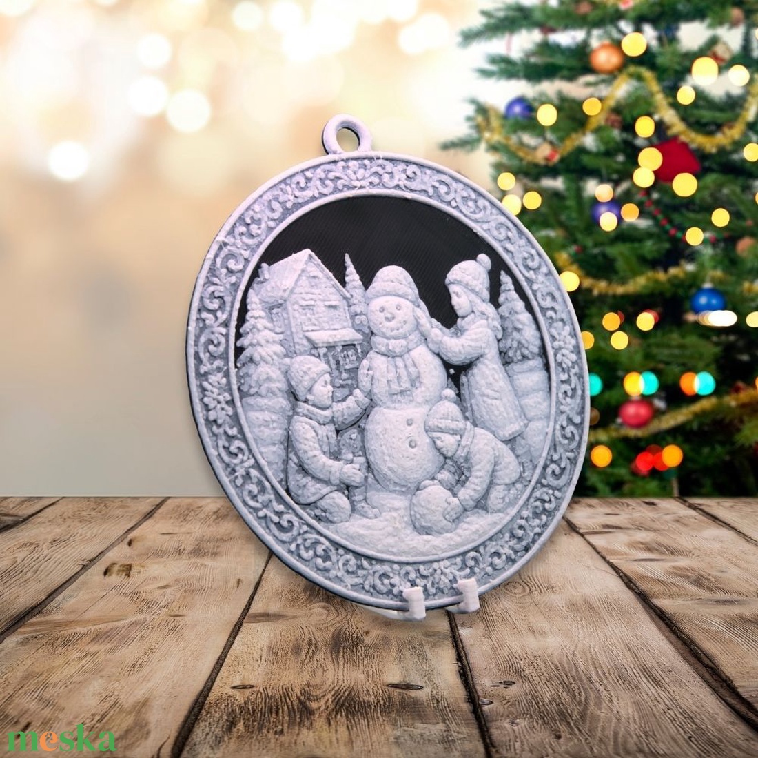 Hóemberépítők  Hueforge karácsonyfadísz - karácsony - karácsonyi lakásdekoráció - karácsonyfadíszek - Meska.hu