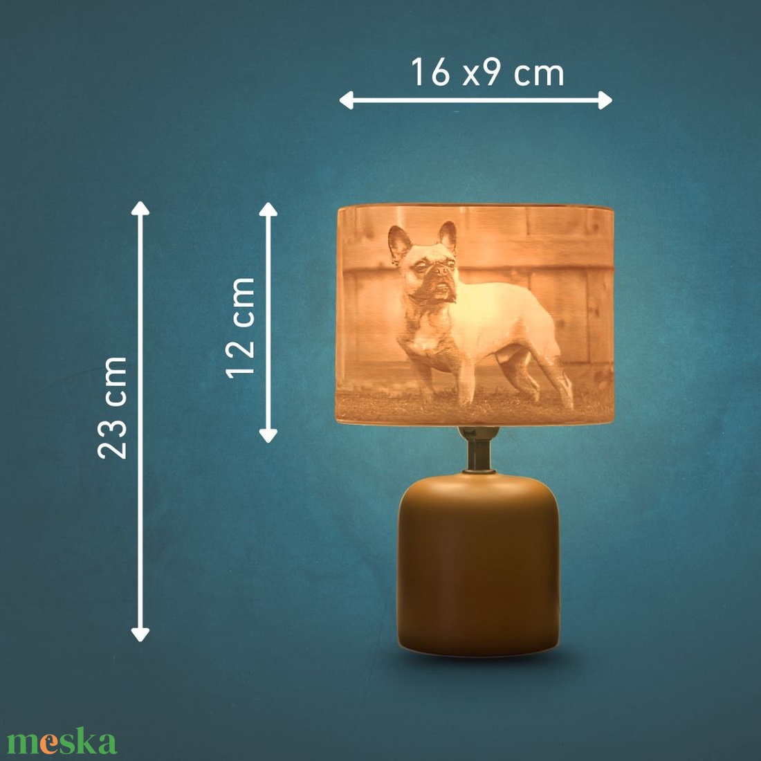 Daphni egyedi fényképes lámpa - panoráma - otthon & életmód - lámpa - asztali lámpa - Meska.hu