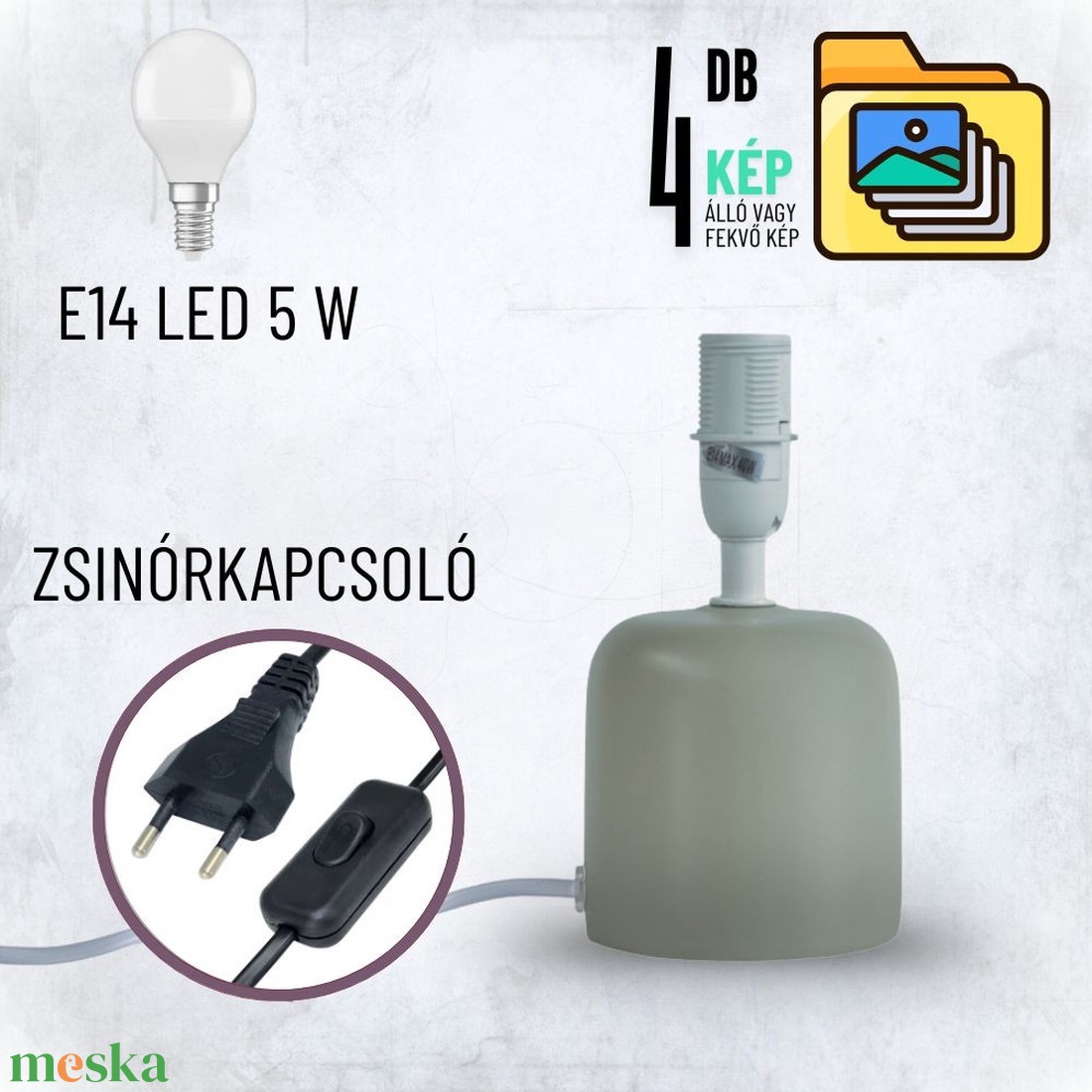 Daphni egyedi fényképes lámpa - Hasáb - otthon & életmód - lámpa - asztali lámpa - Meska.hu