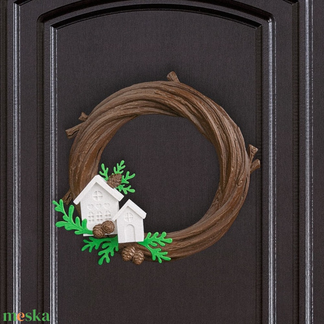 Mesebeli Karácsony Ajtódísz - karácsony - karácsonyi lakásdekoráció - karácsonyi ajtódíszek - Meska.hu