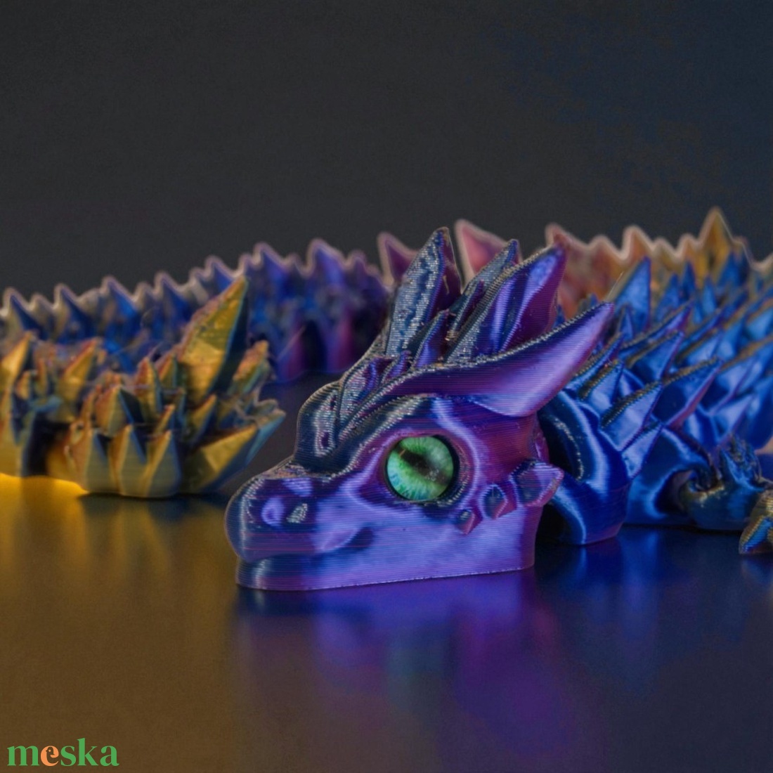 Kristálysárkány - játék & sport - plüssállat & játékfigura - más figura - Meska.hu