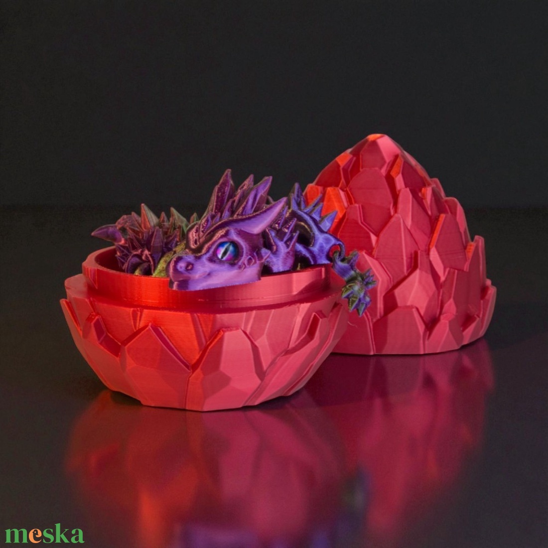 Kristálysárkány - játék & sport - plüssállat & játékfigura - más figura - Meska.hu