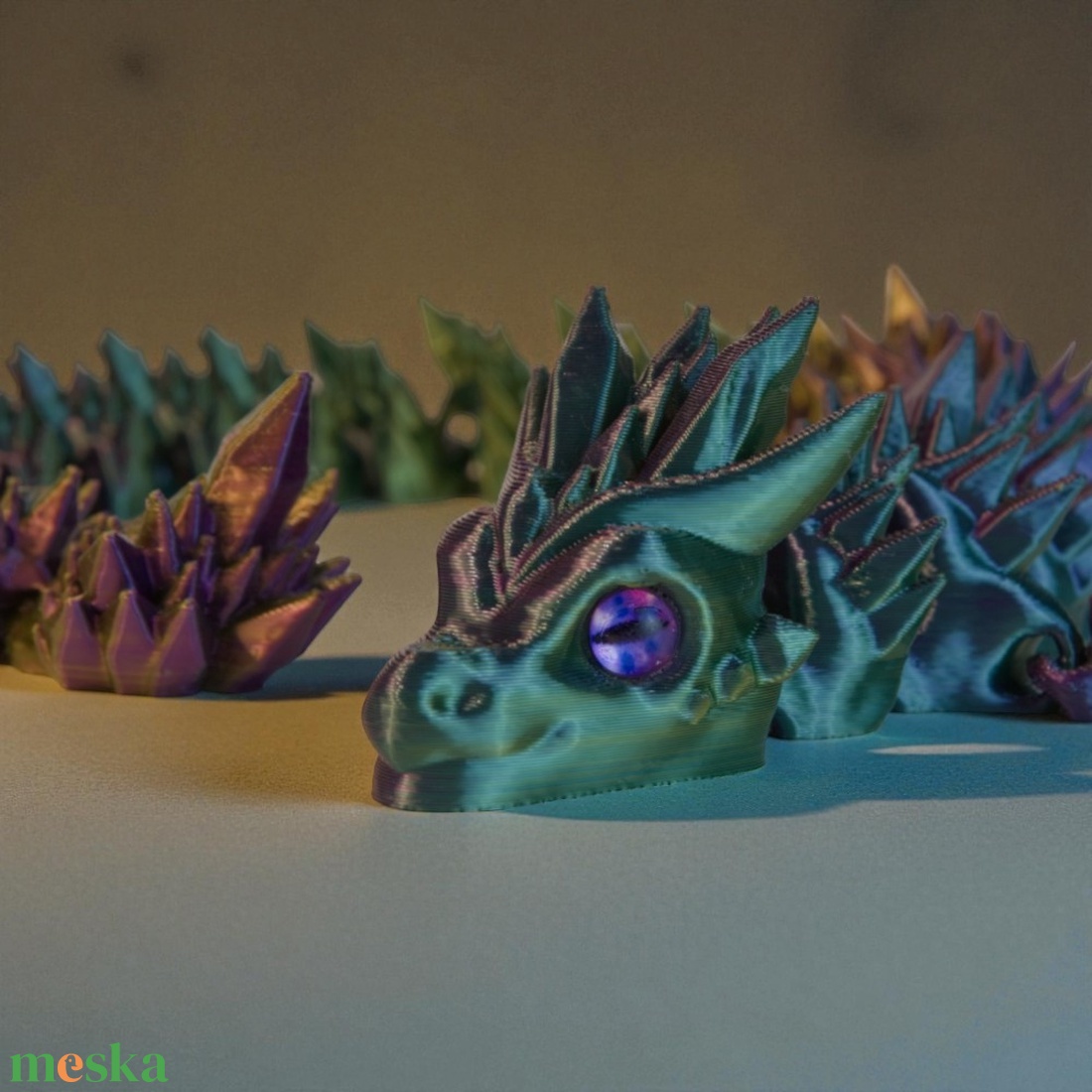 Kristálysárkány - játék & sport - plüssállat & játékfigura - más figura - Meska.hu