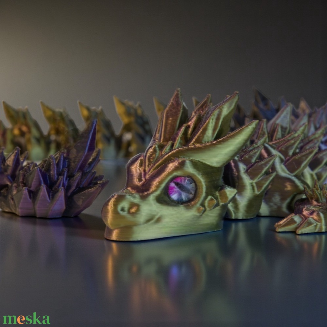 Kristálysárkány - játék & sport - plüssállat & játékfigura - más figura - Meska.hu