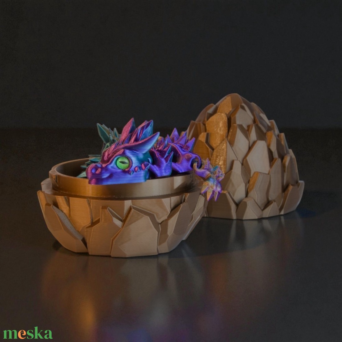 Kristálysárkány - játék & sport - plüssállat & játékfigura - más figura - Meska.hu