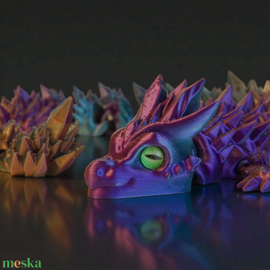 Kristálysárkány - játék & sport - plüssállat & játékfigura - más figura - Meska.hu