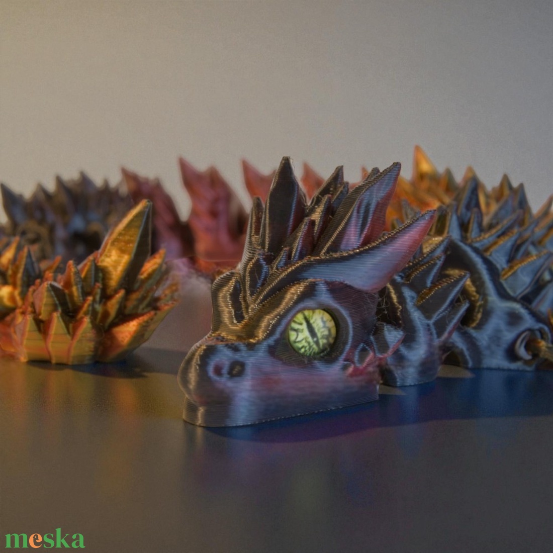 Kristálysárkány - játék & sport - plüssállat & játékfigura - más figura - Meska.hu