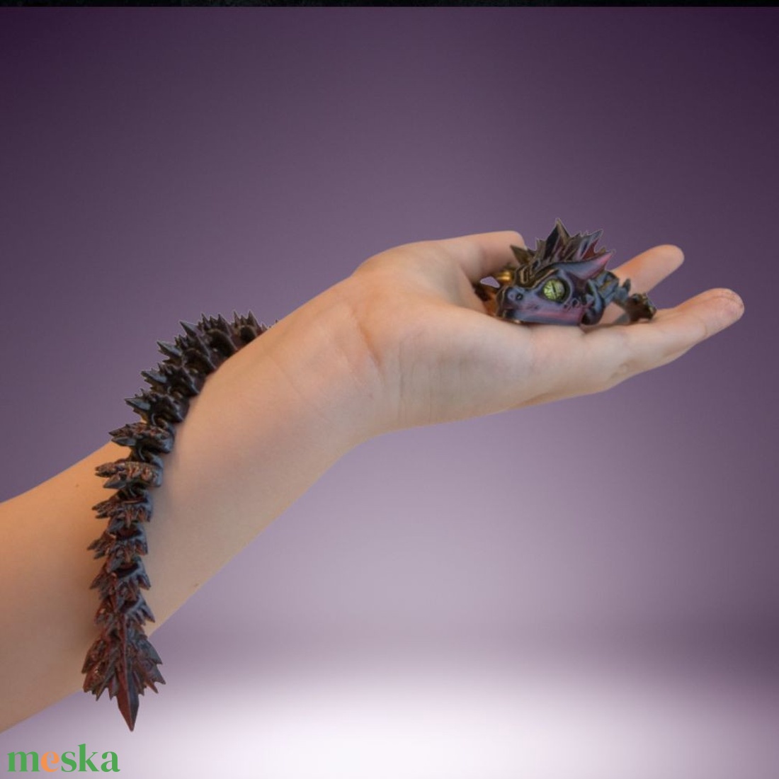 Kristálysárkány - játék & sport - plüssállat & játékfigura - más figura - Meska.hu