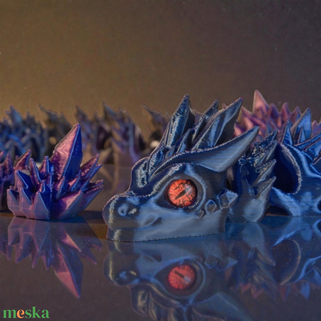 Kristálysárkány - játék & sport - plüssállat & játékfigura - más figura - Meska.hu