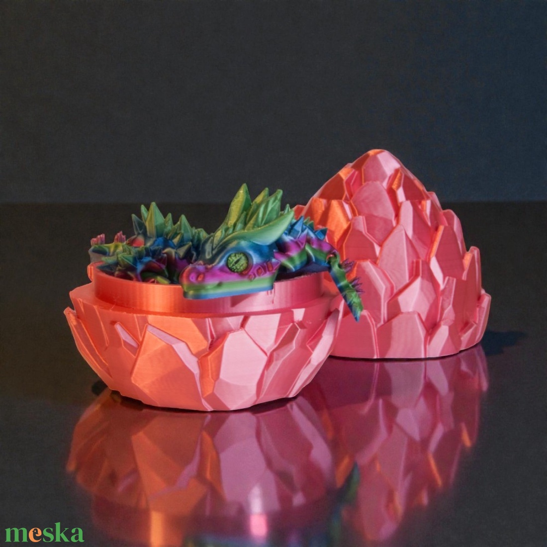 Kristálysárkány - játék & sport - plüssállat & játékfigura - más figura - Meska.hu