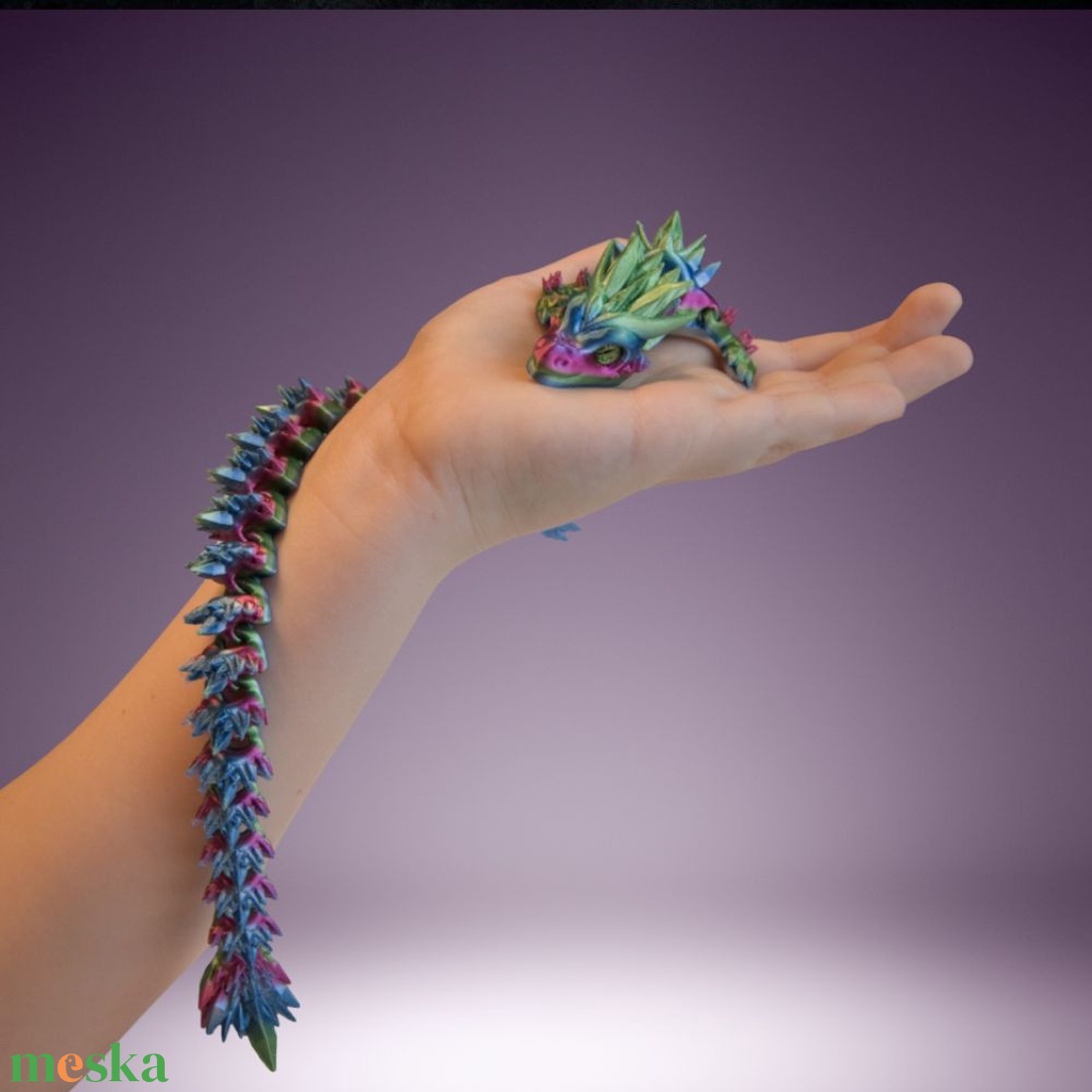 Kristálysárkány - játék & sport - plüssállat & játékfigura - más figura - Meska.hu