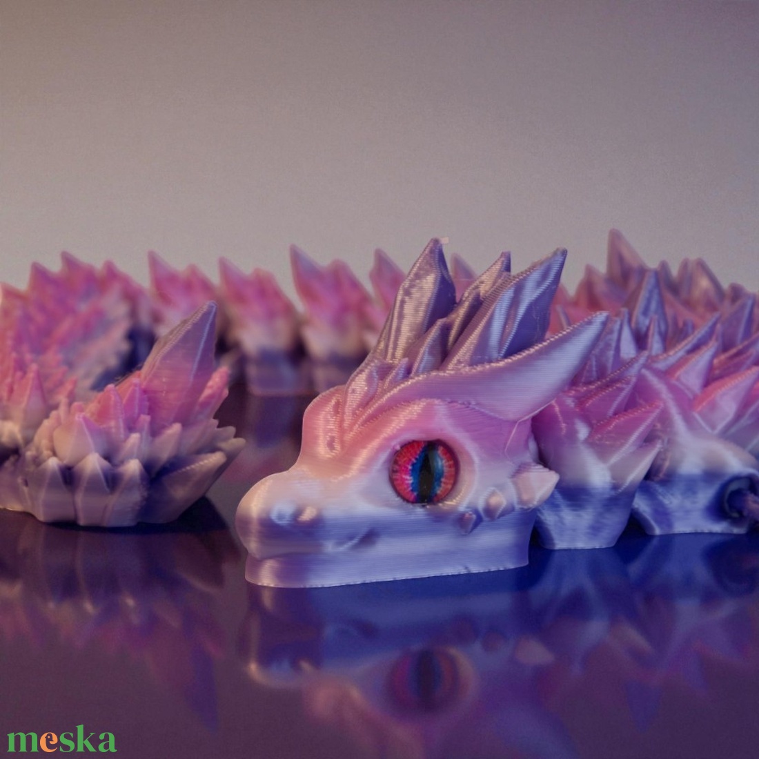 Kristálysárkány - játék & sport - plüssállat & játékfigura - más figura - Meska.hu