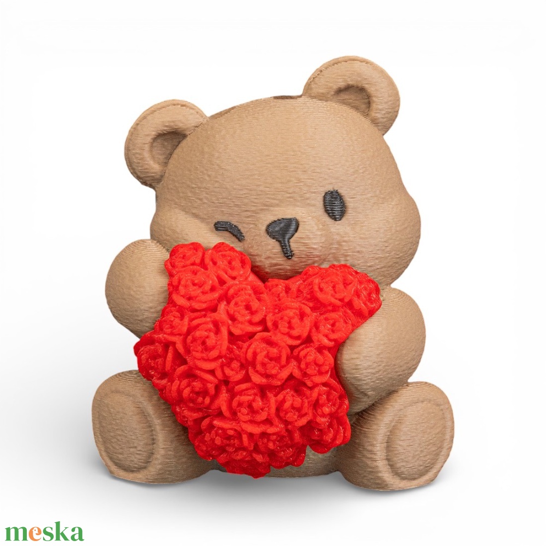 Örök Szerelem Rózsamaci - A Hervadhatatlan Figyelmesség - táska & tok - kulcstartó & táskadísz - kulcstartó - Meska.hu