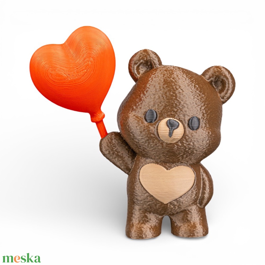 Szív Lufis Szeretet Maci Kulcstartó Egyedi Betűvel - táska & tok - kulcstartó & táskadísz - kulcstartó - Meska.hu