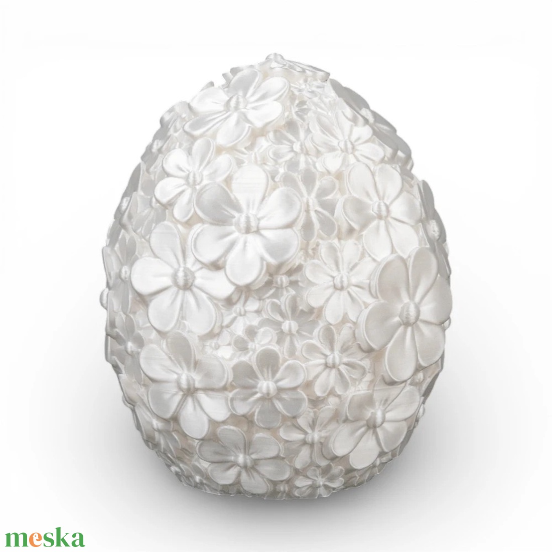 Százszorszép Virágos Tojás � Elegáns Tavaszi Édességtartó és Dekoráció - ünnepi díszek, dekorációk - húsvéti díszek és dekorációk - húsvéti virágos díszek - Meska.hu