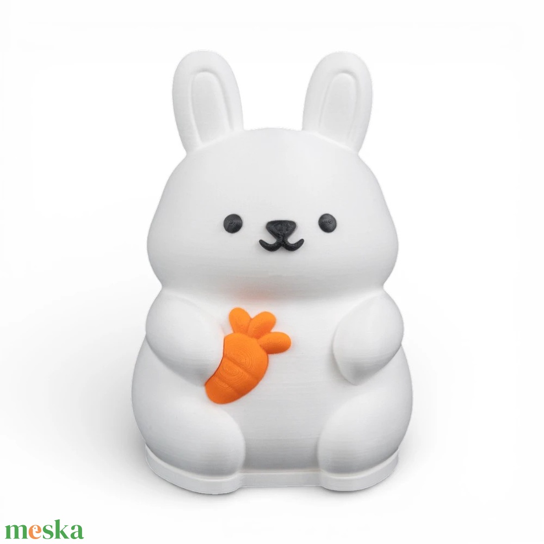Bársonyos fényű nyuszis éjjeli lámpa és gyerekszoba hangulatvilágítás - baba - mama - babaszoba dekoráció - éjszakai fény - Meska.hu