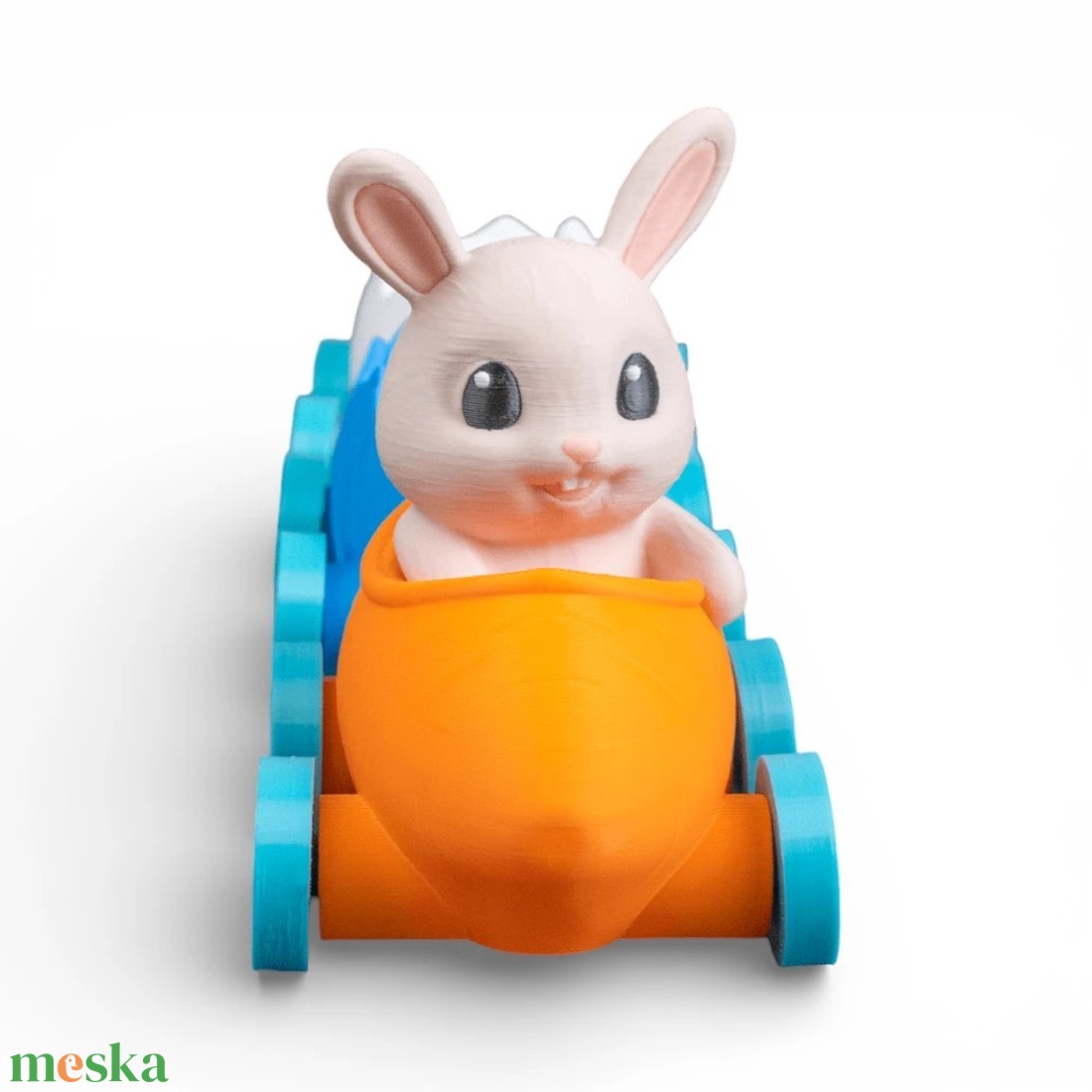 Húsvéti Nyuszi Expressz Édességtartó Vonat � Ünnepi Asztaldekoráció Gyerekeknek - ünnepi díszek, dekorációk - húsvéti díszek és dekorációk - húsvéti tojástartó - Meska.hu