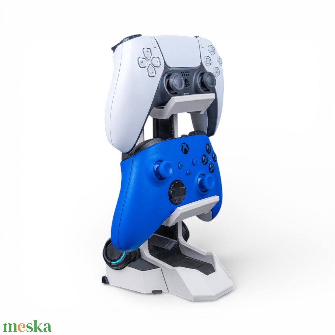 Command Sync Dupla Kontroller Állvány � Futurisztikus Gamer Asztal Rendszerező - otthon & életmód - dekoráció - dísztárgy - Meska.hu