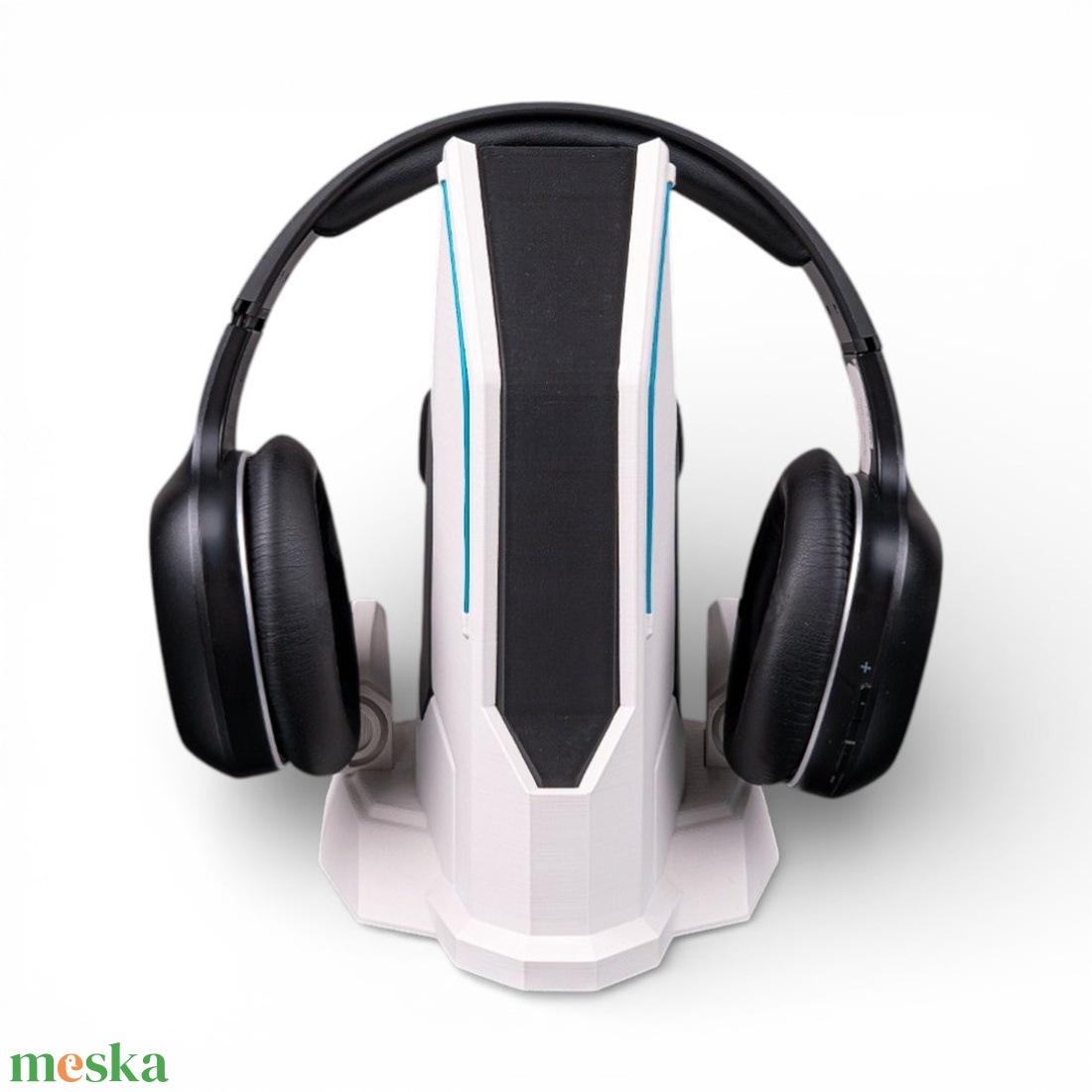 Signal Station Gamer Fejhallgató Állvány � Futurisztikus Asztali Headset Dokkoló - otthon & életmód - dekoráció - dísztárgy - Meska.hu