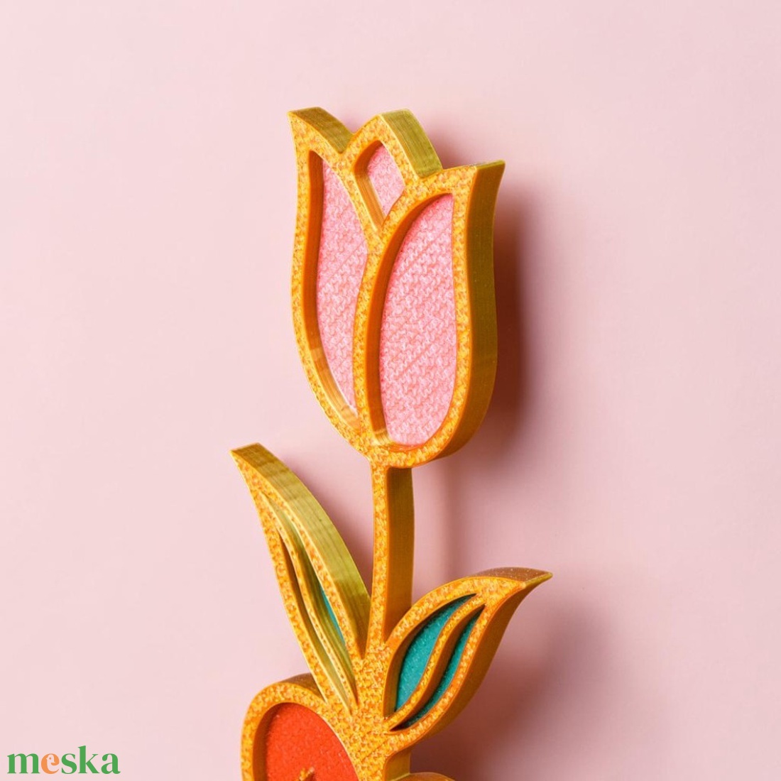 Személyre szabható letisztult örök tulipán asztali dísz Anyák napjára - otthon & életmód - virágdekoráció - virágdíszek - asztali virágdísz - Meska.hu