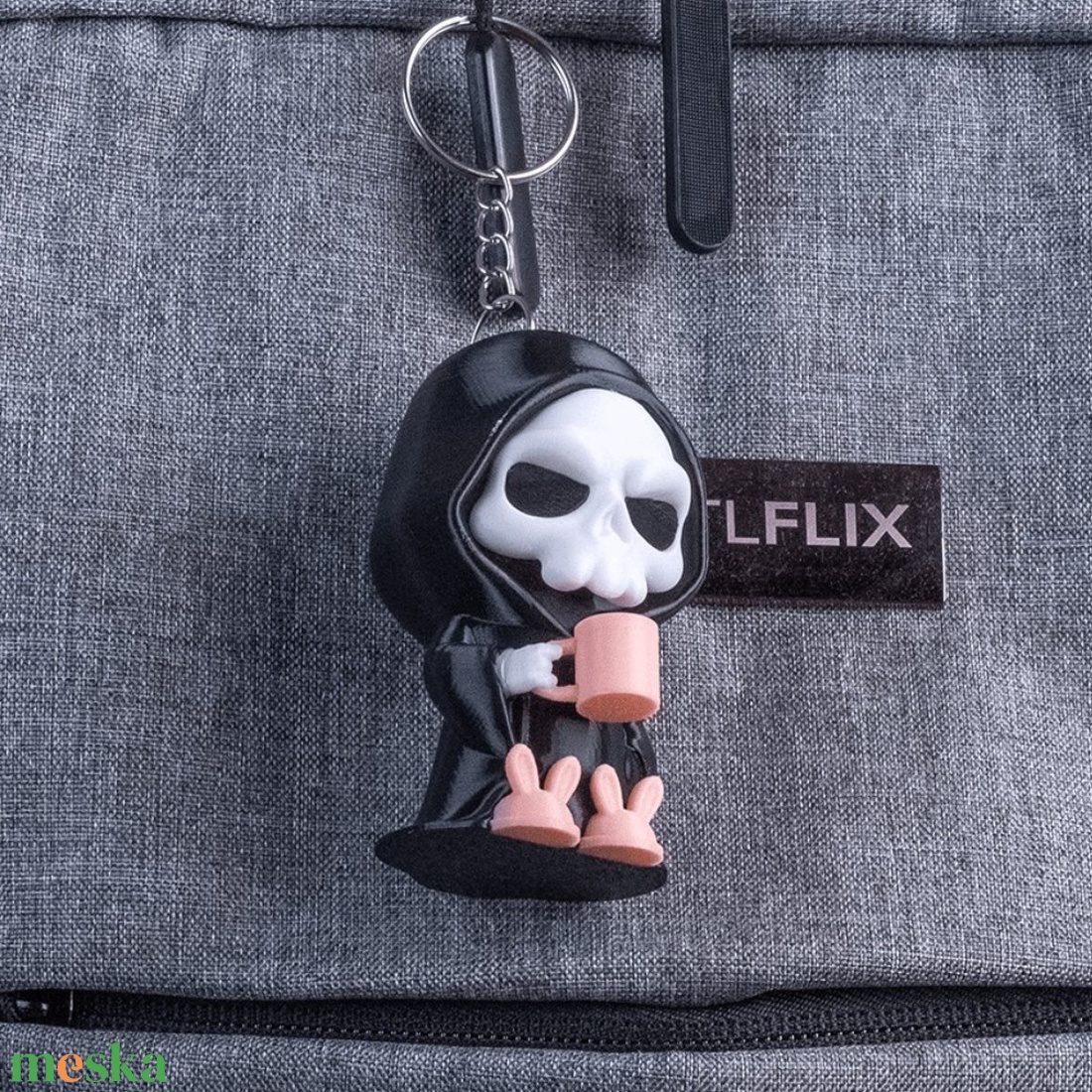Kaszás kávészünet - otthon & életmód - dekoráció - halloween - halloweeni figurák - Meska.hu