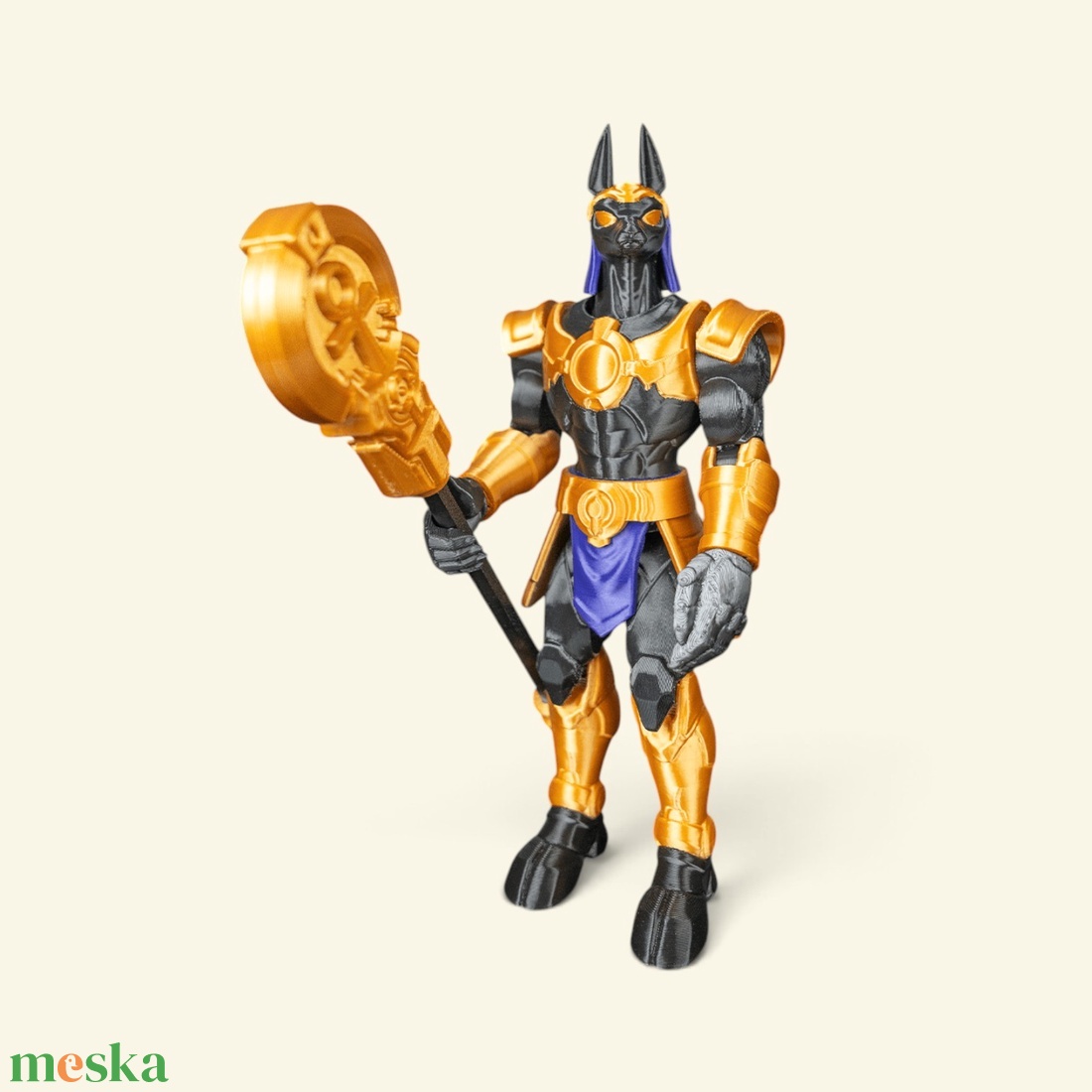 Mecha Anubisz asztali figura � beállítható pózokkal - otthon & életmód - dekoráció - dekoratív figurák és szobrok - Meska.hu