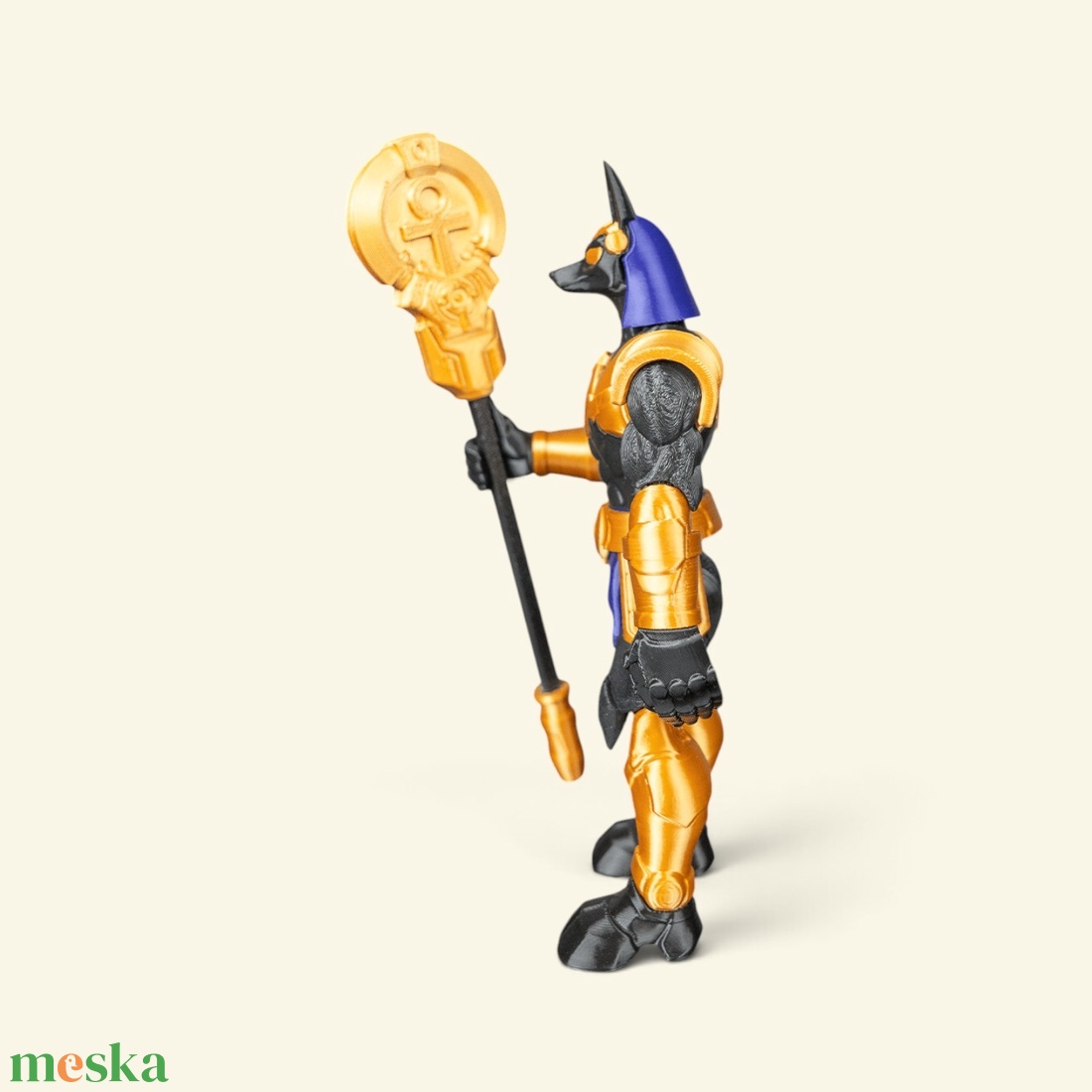 Mecha Anubisz asztali figura � beállítható pózokkal - otthon & életmód - dekoráció - dekoratív figurák és szobrok - Meska.hu