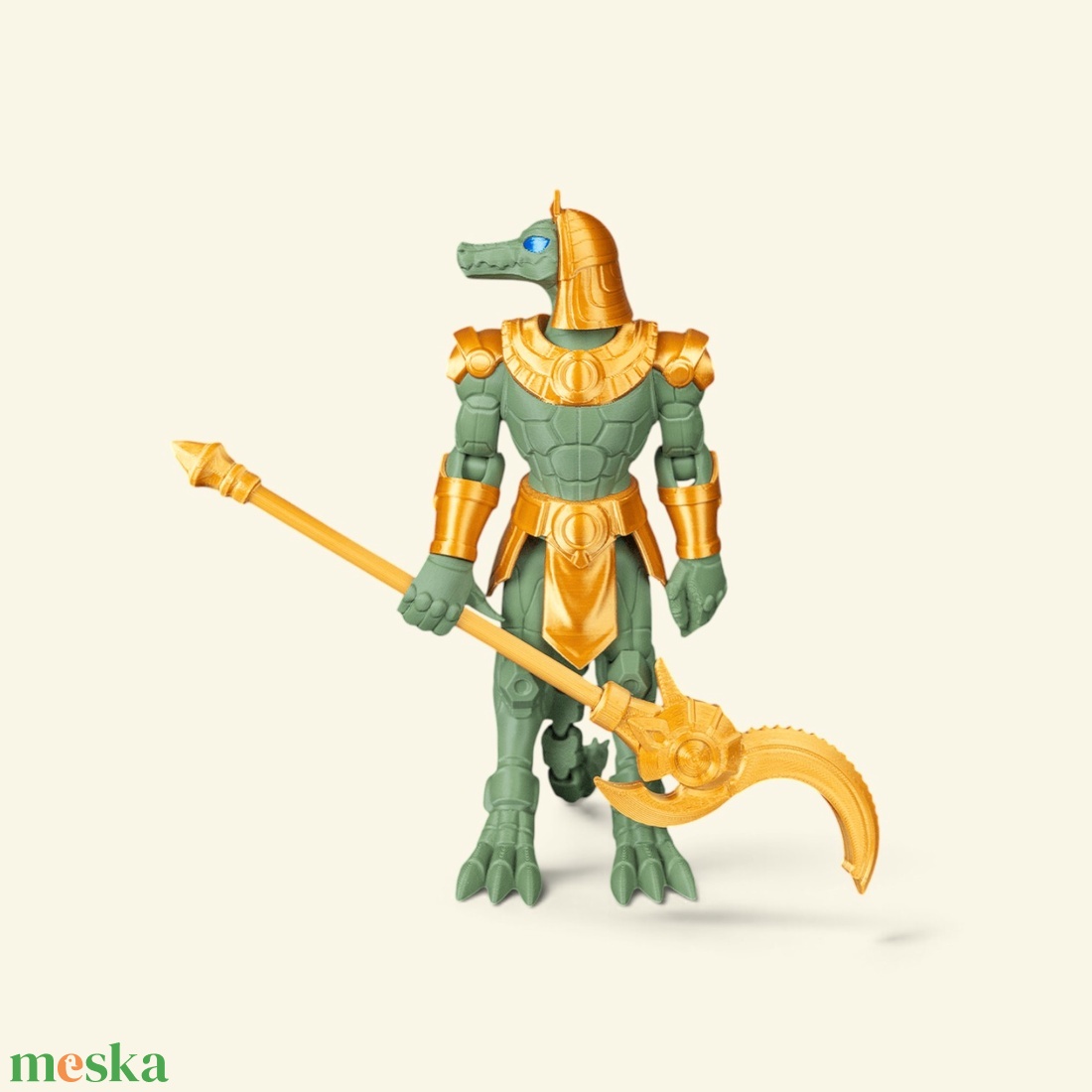 Mecha Sobek asztali figura � beállítható pózokkal - otthon & életmód - dekoráció - dekoratív figurák és szobrok - Meska.hu
