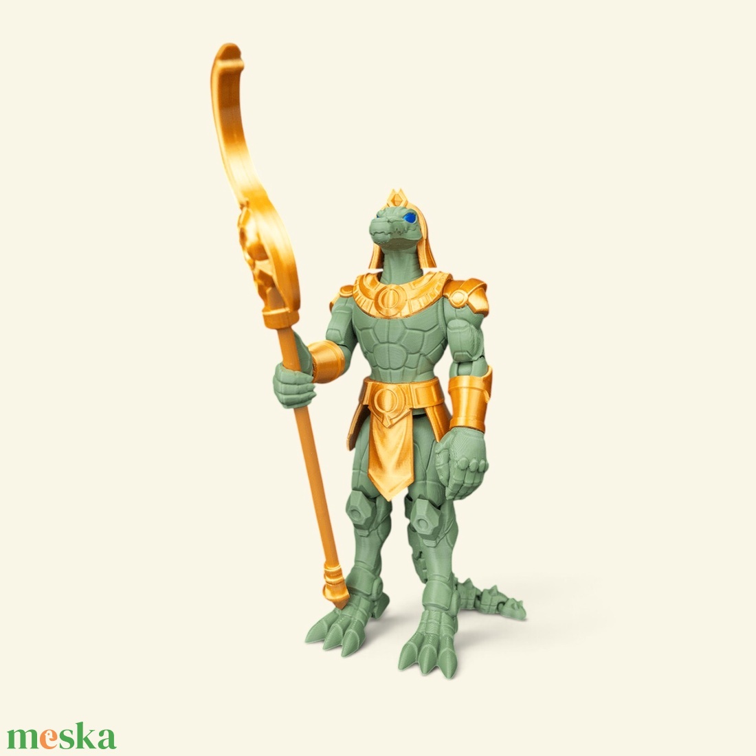Mecha Sobek asztali figura � beállítható pózokkal - otthon & életmód - dekoráció - dekoratív figurák és szobrok - Meska.hu