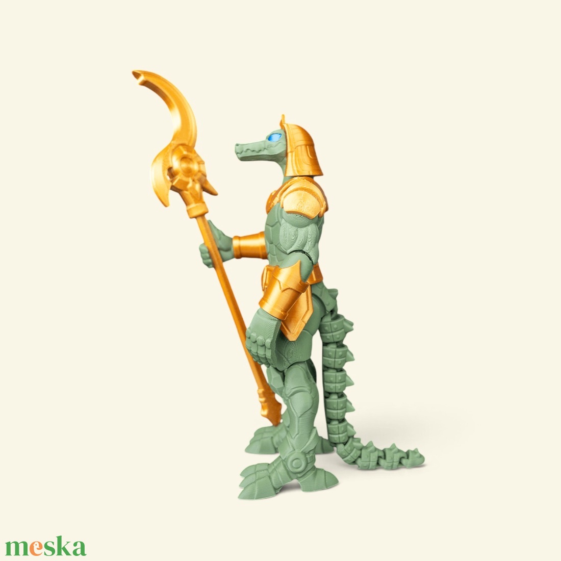 Mecha Sobek asztali figura � beállítható pózokkal - otthon & életmód - dekoráció - dekoratív figurák és szobrok - Meska.hu