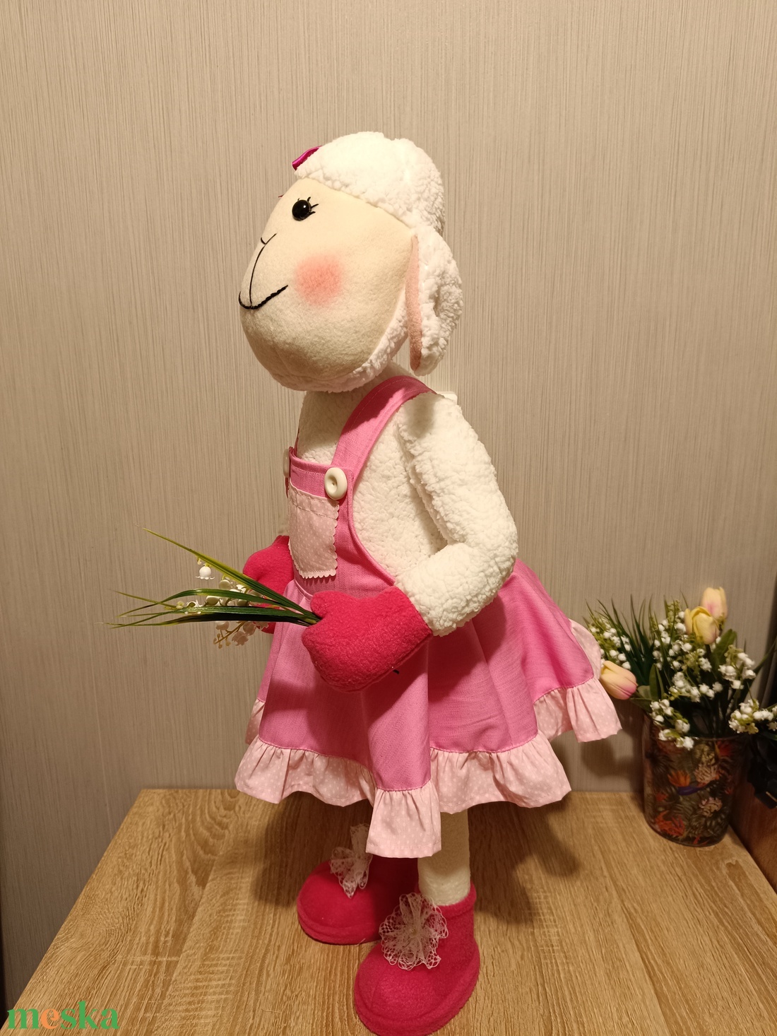 Bárányka - játék & sport - plüssállat & játékfigura - plüss bárány - Meska.hu