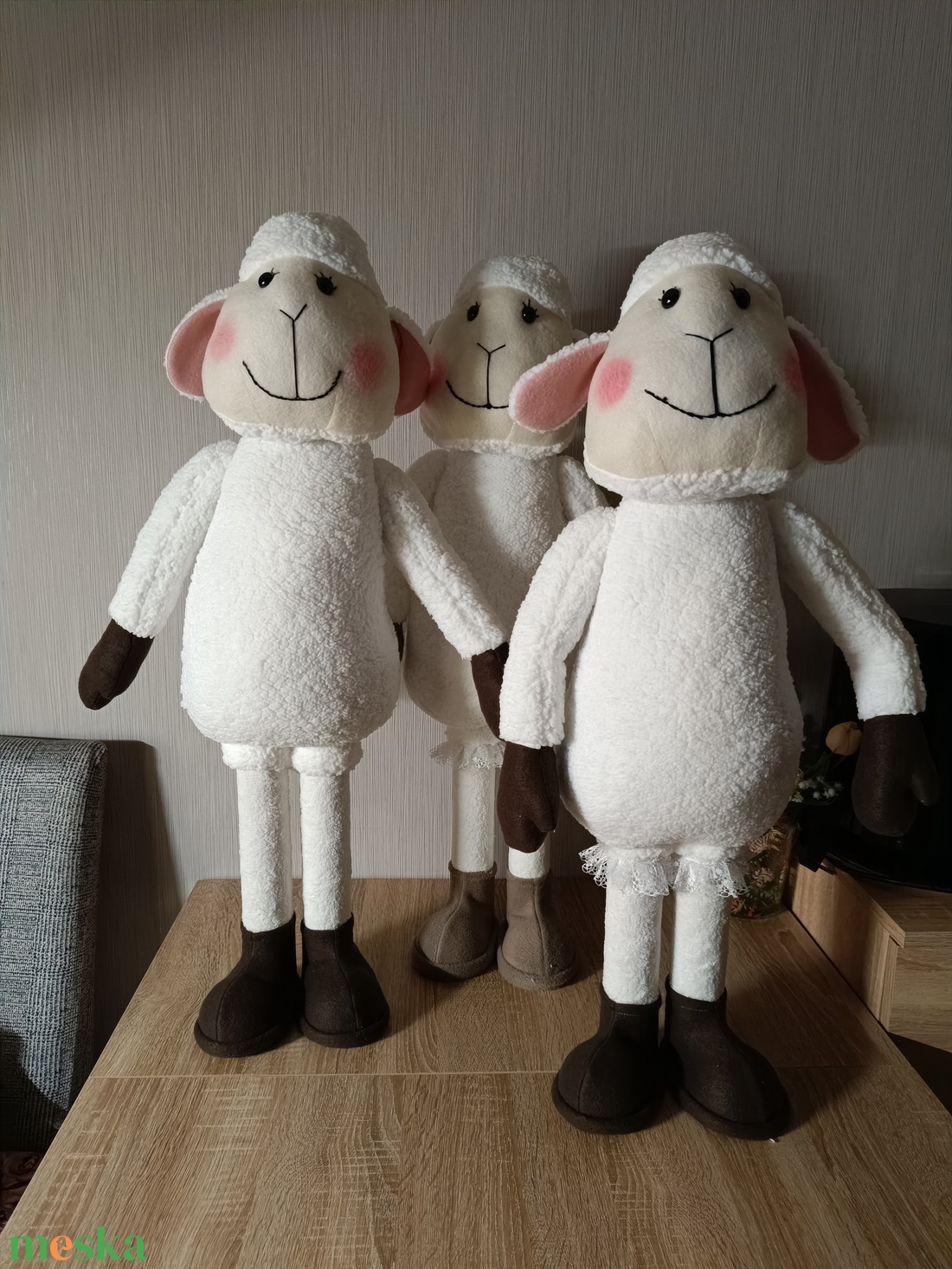 Meztelen bárányok.  - játék & sport - plüssállat & játékfigura - plüss bárány - Meska.hu