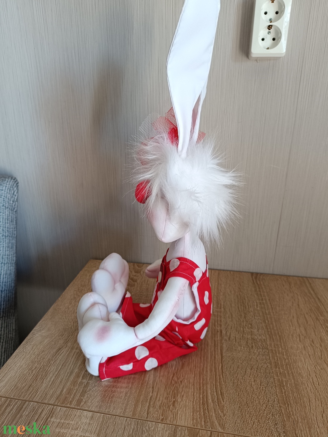 Nyuszi lány  - játék & sport - plüssállat & játékfigura - nyuszi - Meska.hu