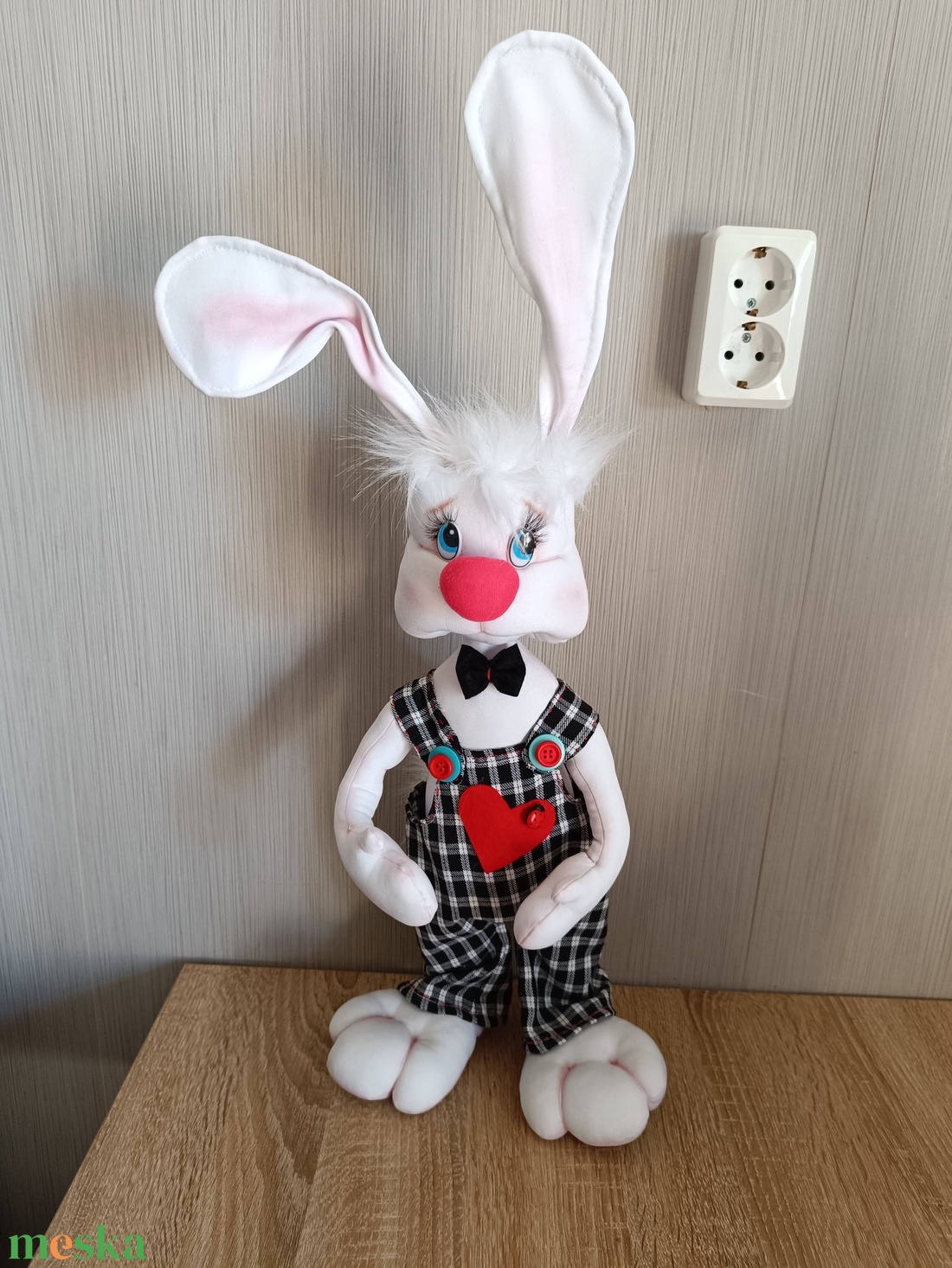 Nyuszi fiú  - játék & sport - plüssállat & játékfigura - nyuszi - Meska.hu