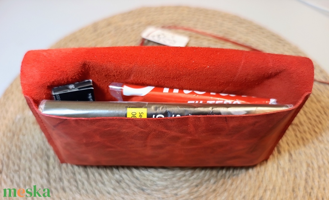 Bőr dohánytartó - táska & tok - pénztárca & más tok - dohánytasak & szütyő - Meska.hu