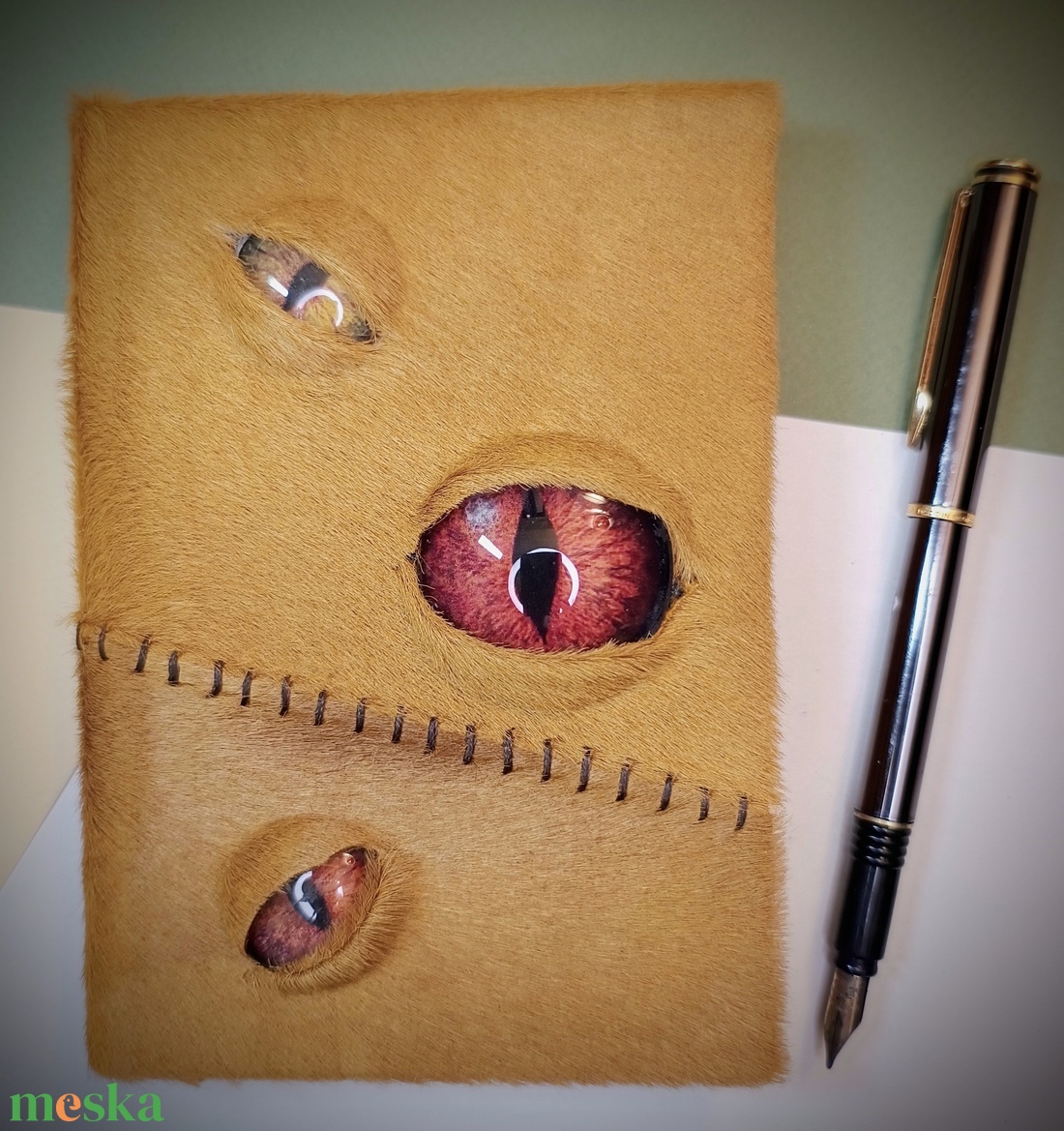 Szemes szőr-bőrkötésű napló A6 - otthon & életmód - papír, írószer - jegyzetfüzet & napló - Meska.hu Szemes szőr-bőrkötésű napló A6 - otthon & életmód - papír, írószer - jegyzetfüzet & napló - Meska.hu