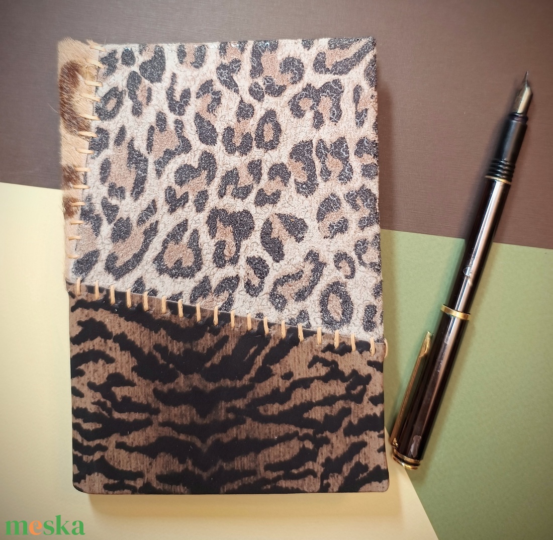 Vadmacska mintás patchwork bőrkötsű napló A6 - otthon & életmód - papír, írószer - jegyzetfüzet & napló - Meska.hu Vadmacska mintás patchwork bőrkötsű napló A6 - otthon & életmód - papír, írószer - jegyzetfüzet & napló - Meska.hu