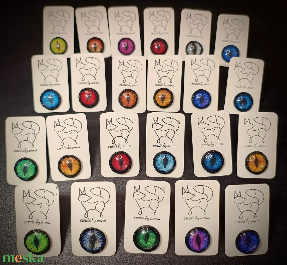 Szemes kitűző - ékszer - kitűző és bross - Meska.hu