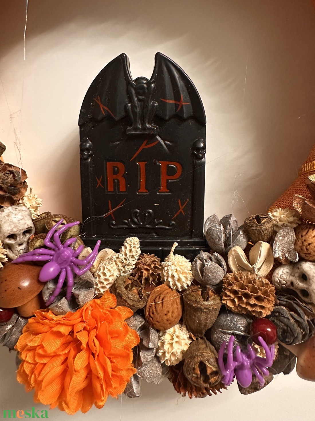 Halloween ajtodisz - otthon & életmód - dekoráció - halloween - halloweeni ajtódíszek és ablakdíszek - Meska.hu