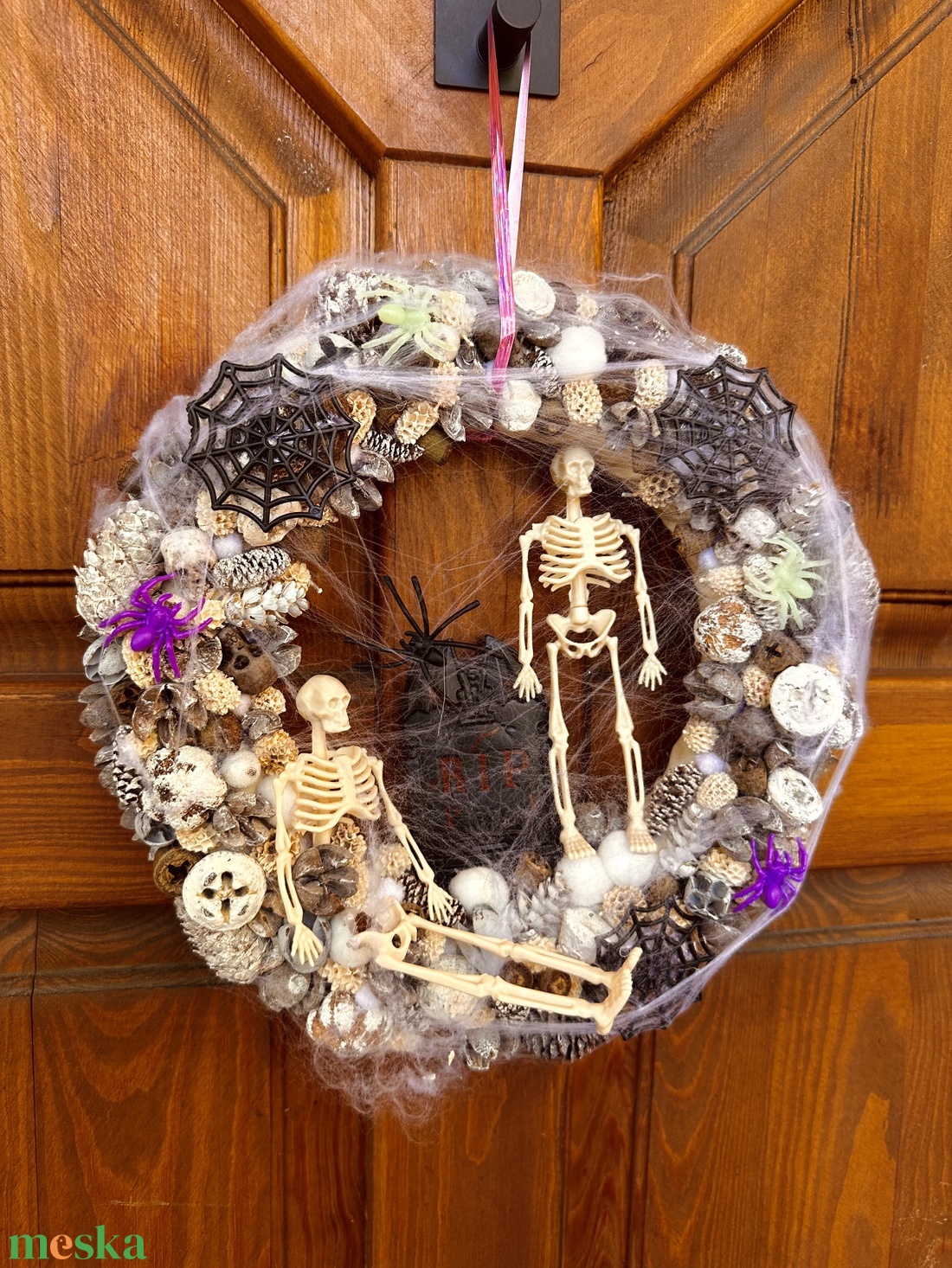 Halloweeni kopogtato - otthon & életmód - dekoráció - halloween - halloweeni ajtódíszek és ablakdíszek - Meska.hu
