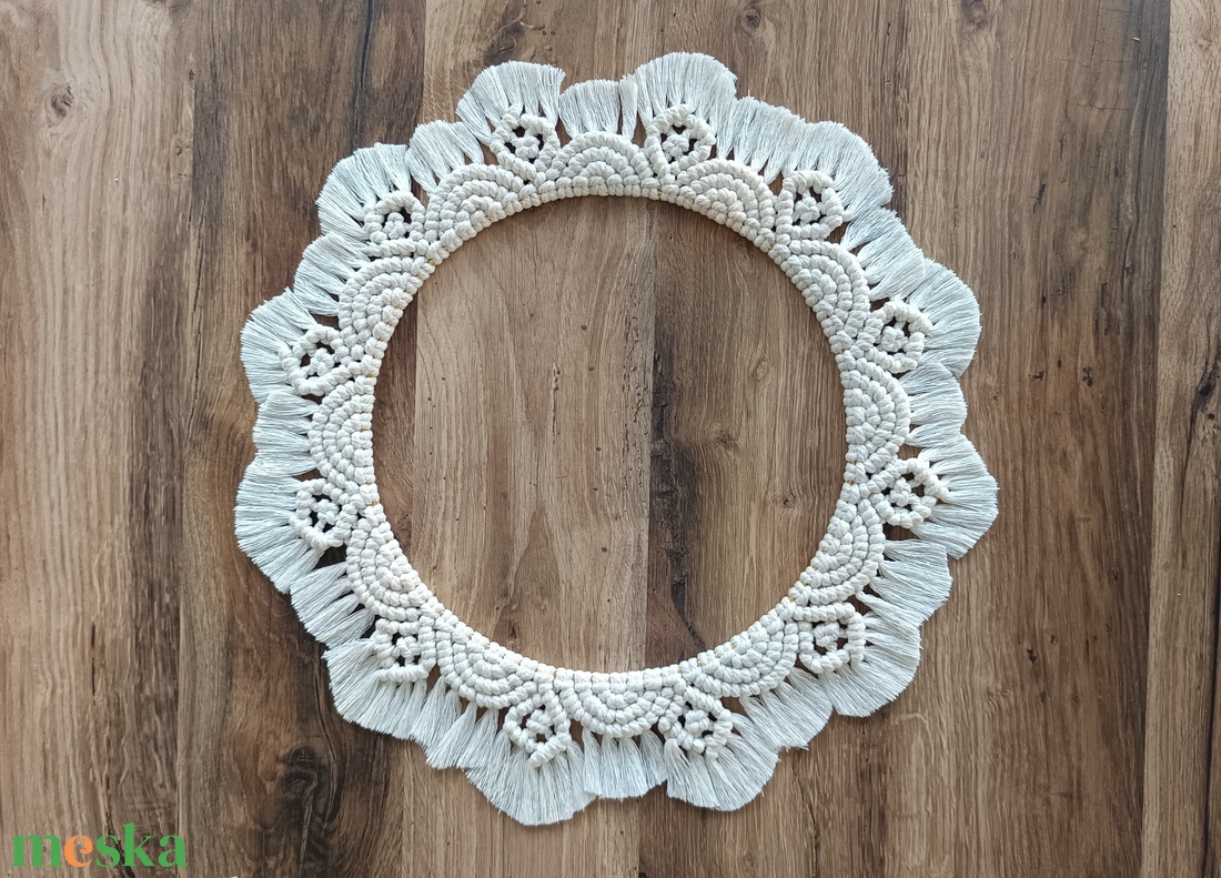 Makramé mandala - otthon & életmód - dekoráció - fali és függő dekoráció - falra akasztható dekor - Meska.hu Makramé mandala - otthon & életmód - dekoráció - fali és függő dekoráció - falra akasztható dekor - Meska.hu