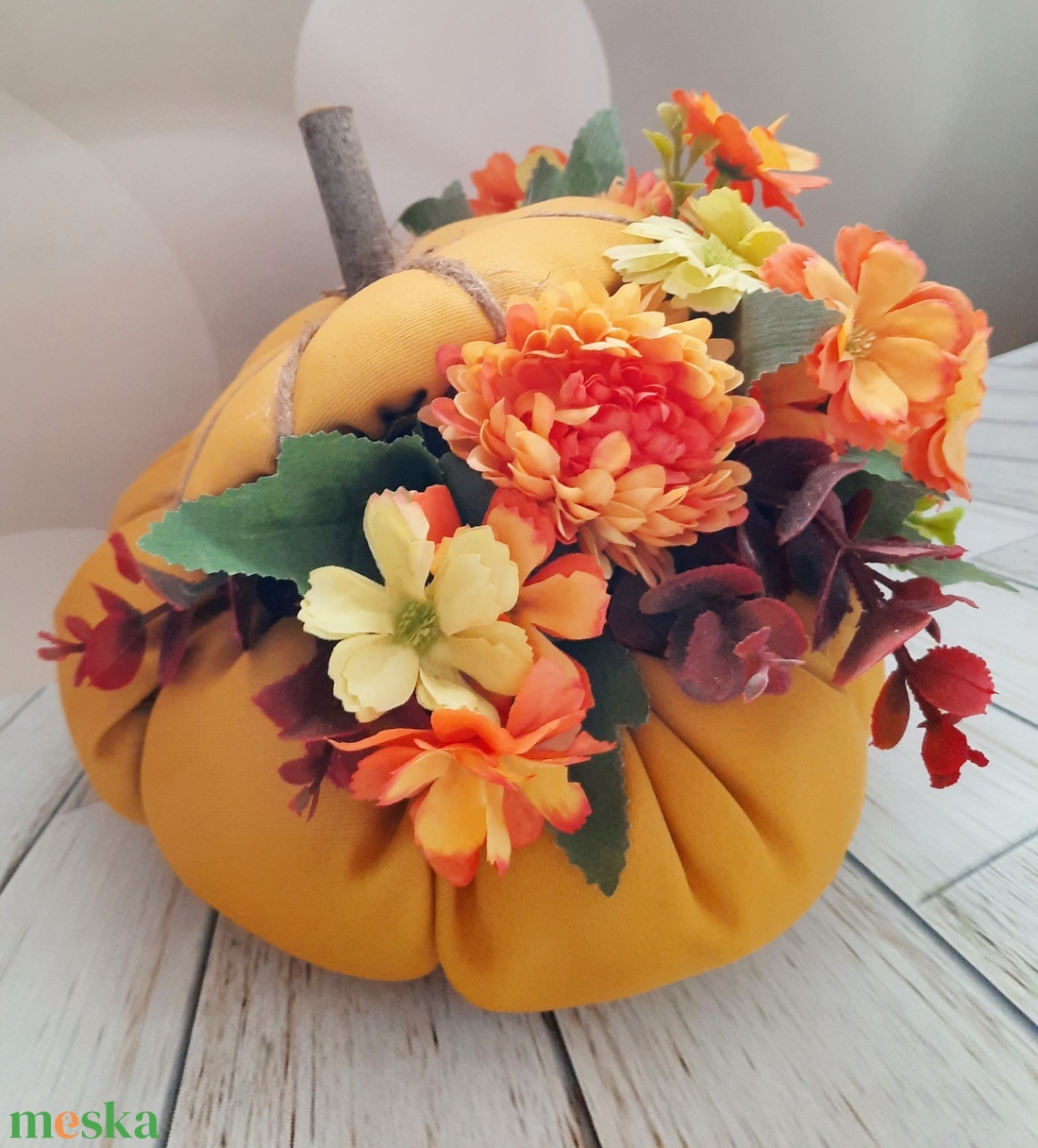 Textiltök virágokkal  - otthon & életmód - dekoráció - asztal és polc dekoráció - asztaldísz - Meska.hu Textiltök virágokkal  - otthon & életmód - dekoráció - asztal és polc dekoráció - asztaldísz - Meska.hu