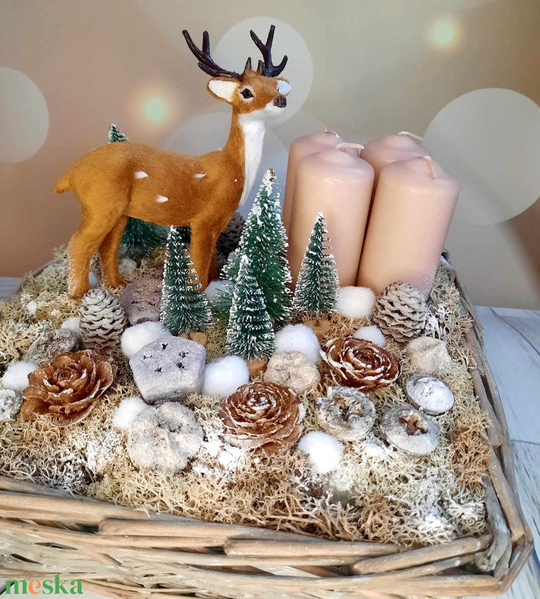 Téli álom adventi dekor - karácsony - adventi díszek - adventi asztaldísz - Meska.hu Téli álom adventi dekor - karácsony - adventi díszek - adventi asztaldísz - Meska.hu