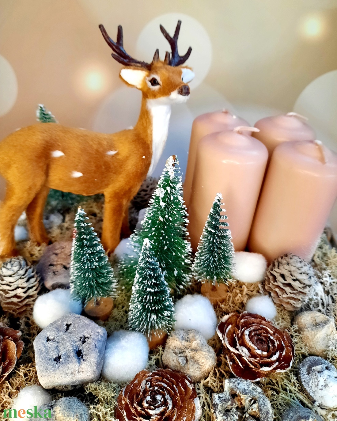 Téli álom adventi dekor - karácsony - adventi díszek - adventi asztaldísz - Meska.hu Téli álom adventi dekor - karácsony - adventi díszek - adventi asztaldísz - Meska.hu