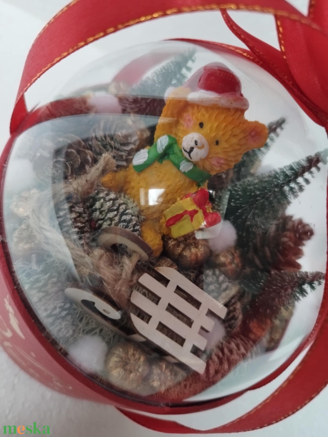 Karácsonyi ajándék doboz - karácsony - karácsonyi lakásdekoráció - ünnepi asztaldekoráció - Meska.hu