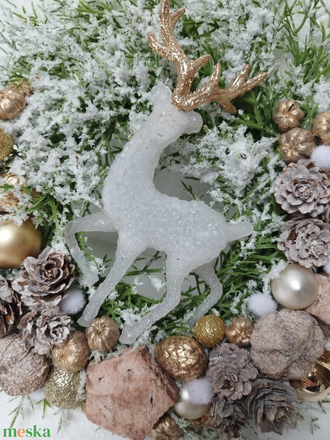 Szarvasos kopogtató - otthon & életmód - dekoráció - ajtó- és ablak dekoráció - ajtódísz & kopogtató - Meska.hu